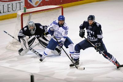 Airmen on the ice